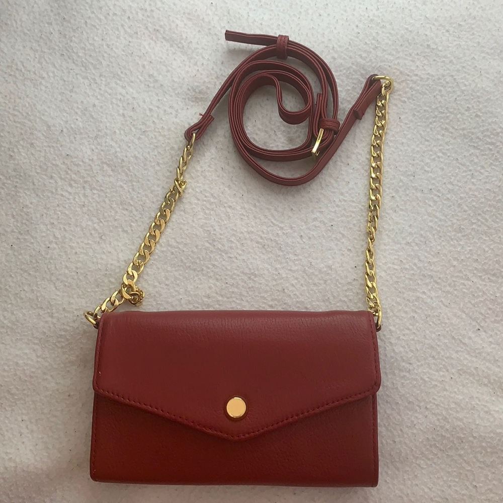 Red envelope crossbody
